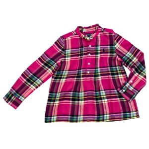 Blusa de Polo Ralph Lauren a cuadros rosas para niña talle 5 años