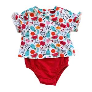 Top.Top Conjunto Body + Remera (3-6 M)