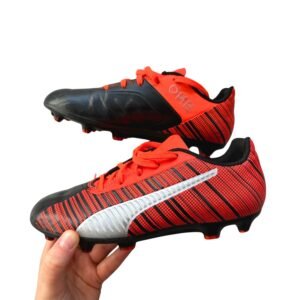 Puma Botines Negro y Naranja (33)