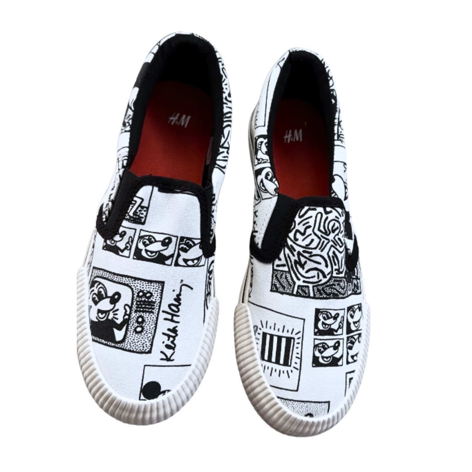 Champion tipo Vans de H&M colaboración de Disney diseño Mickey, para niño de calce 27 y 33