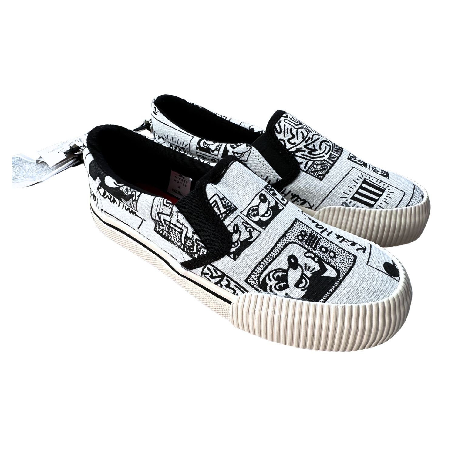 Calzado tipo Vans de la marca H&M colaboración de Disney diseño Mickey, para niño de calce 27 y 33