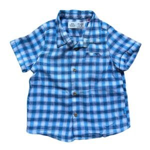 Zara Camisa Cuadros Vichy (9-12 M)