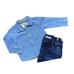 Dombi Camisa Manga Larga Azul (12 M)