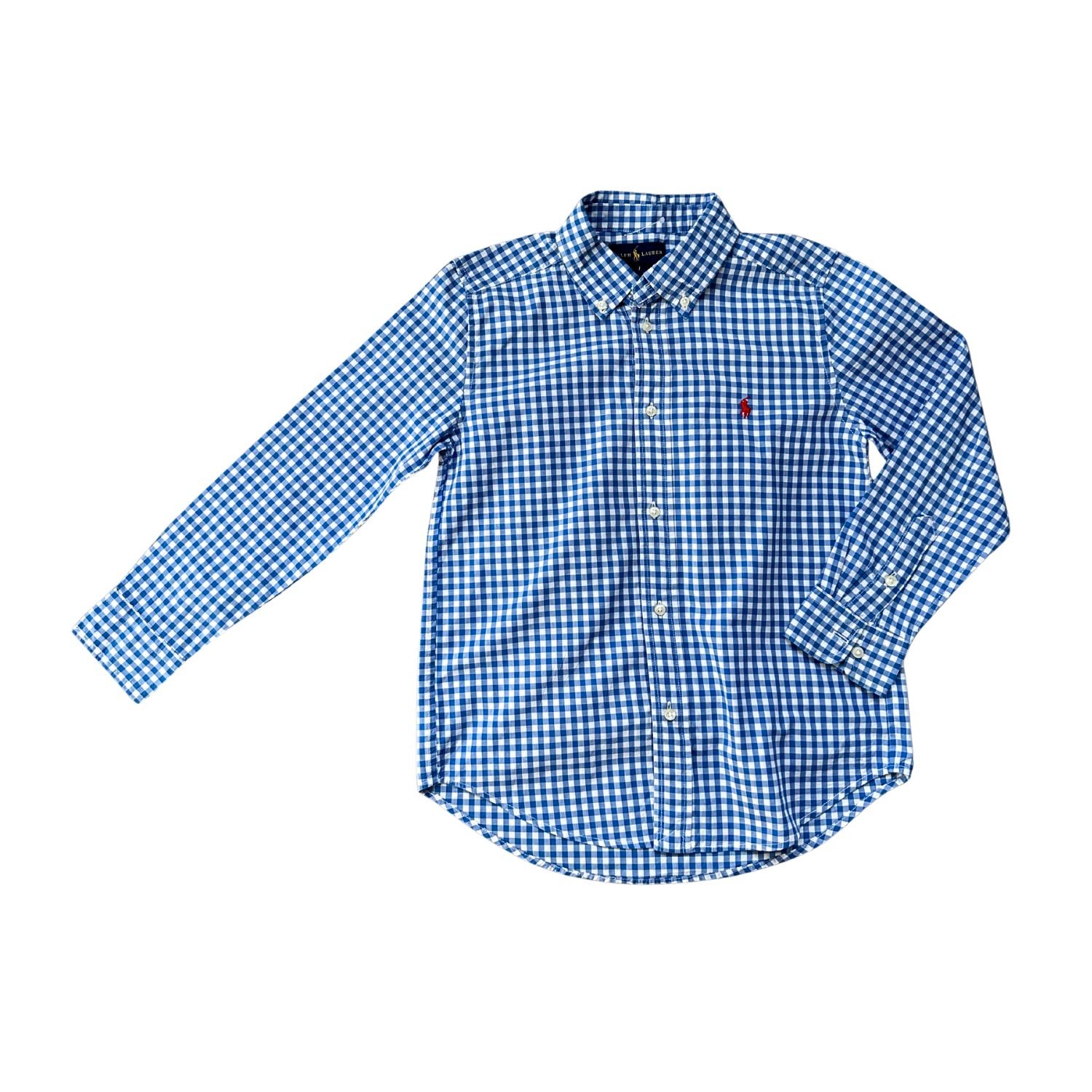 Ralph Lauren Camisa Cuadros (NUEVO 7 Y)