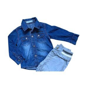 Baby Gang Camisa Vaquera "Londra" (6-9 M)