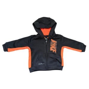 Nike Campera Capucha Gris/Naranja (12 M)