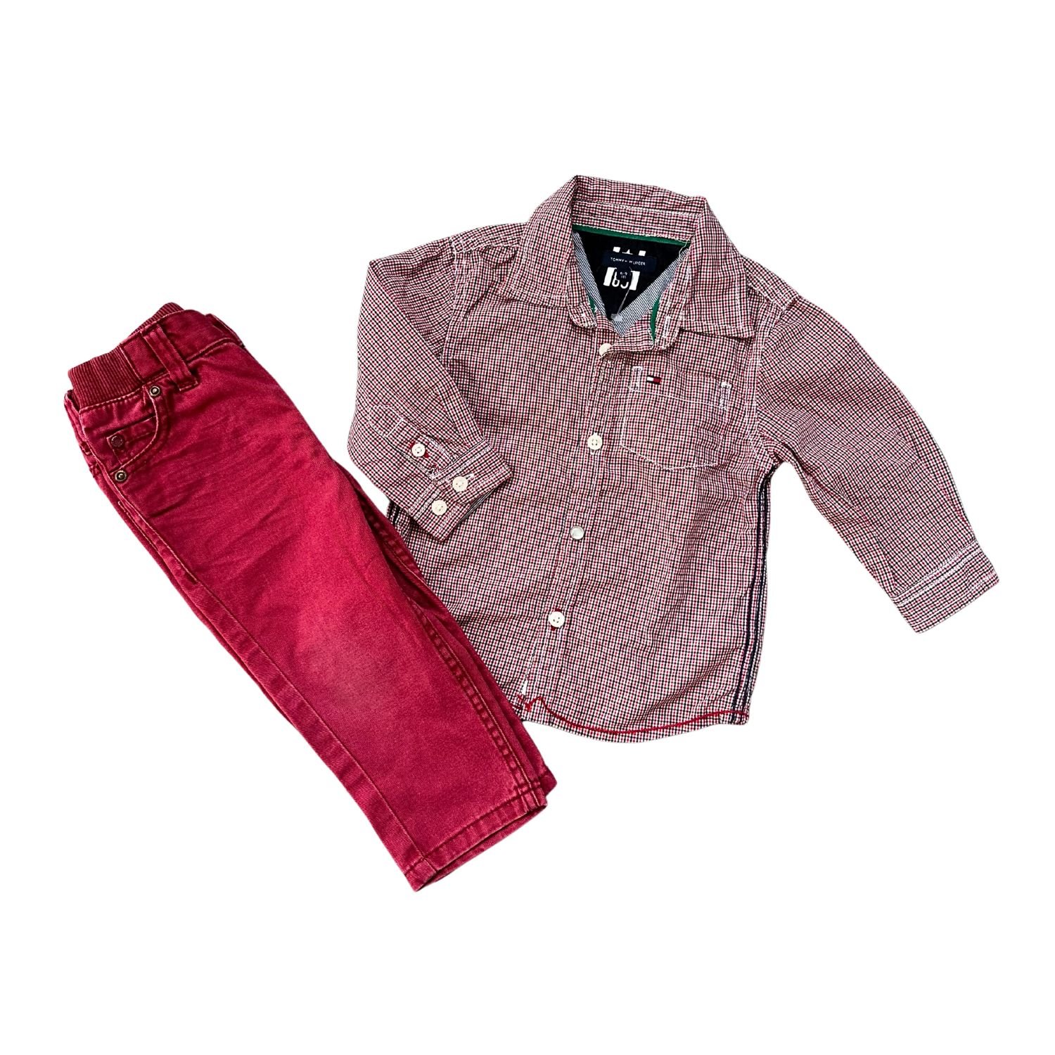 Tommy Hilfiger & H&M Conjunto Smart (NUEVO/A 6-9 M)