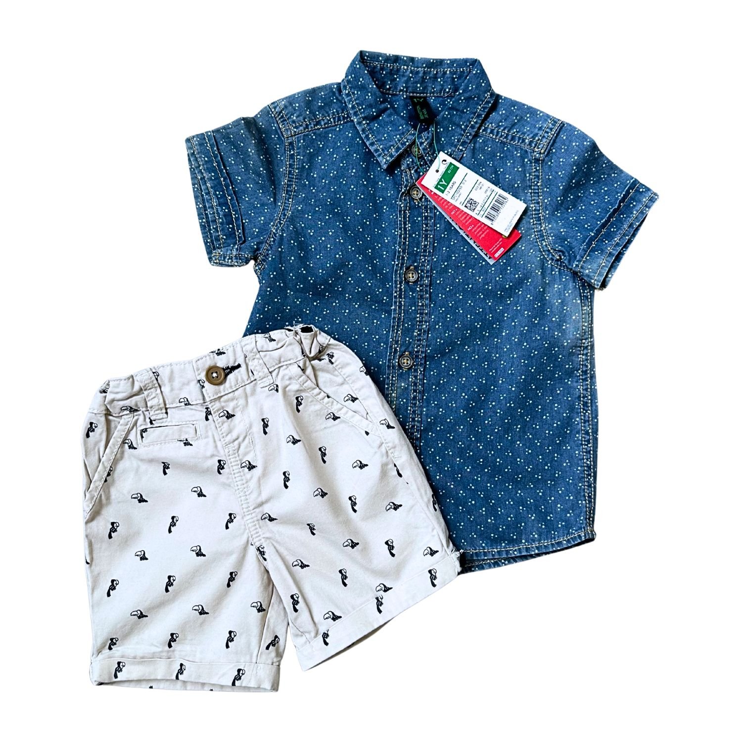 Benetton & Kiabi Conjunto Verano (NUEVO/A+ 12-24 M)