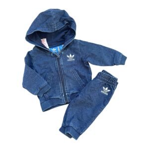 Adidas Conjunto Vaquero Azul Oscuro (0-3 M)