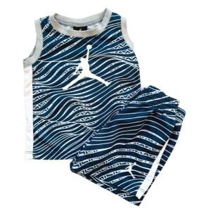 Air Jordan Conjunto Sport Gris (18 M)