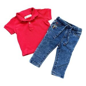 Zara & Inextenso Conjunto Polo (6-9 M)