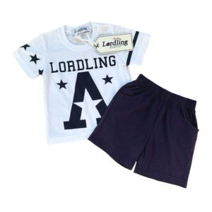 Lordling Conjunto Short + Remera (NUEVO 12 M)