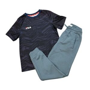 Fila & Zara Conjunto Sporty Turquesa (10 Y)