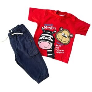 H&M & Pick Ouic Conjunto Jogger (6-9 M)