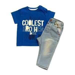 Zara Conjunto Vaquero Claro (NUEVO/A+ 6-12 M)