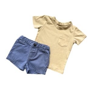 Tex & Primark Conjunto Beige (9-12 M)