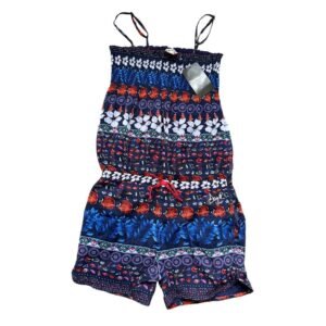Enterizo multicolor, mono corto, marca de lujo DESIGUAL, para niña de 13-14 años