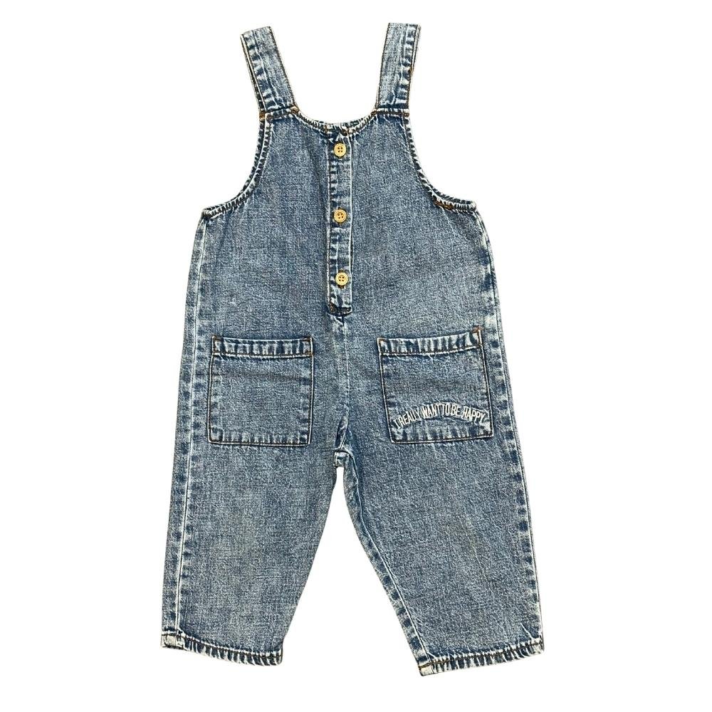 Zara Jardinera "Be Happy" (12-18 M)