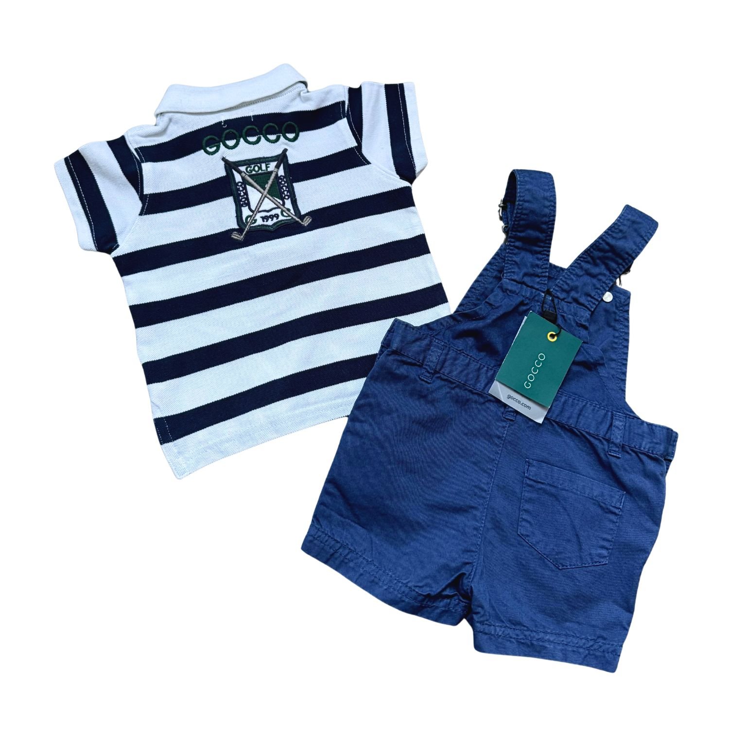 Gocco Jardinera + Polo Golf (NUEVO 6-9 M) - Imagen 4