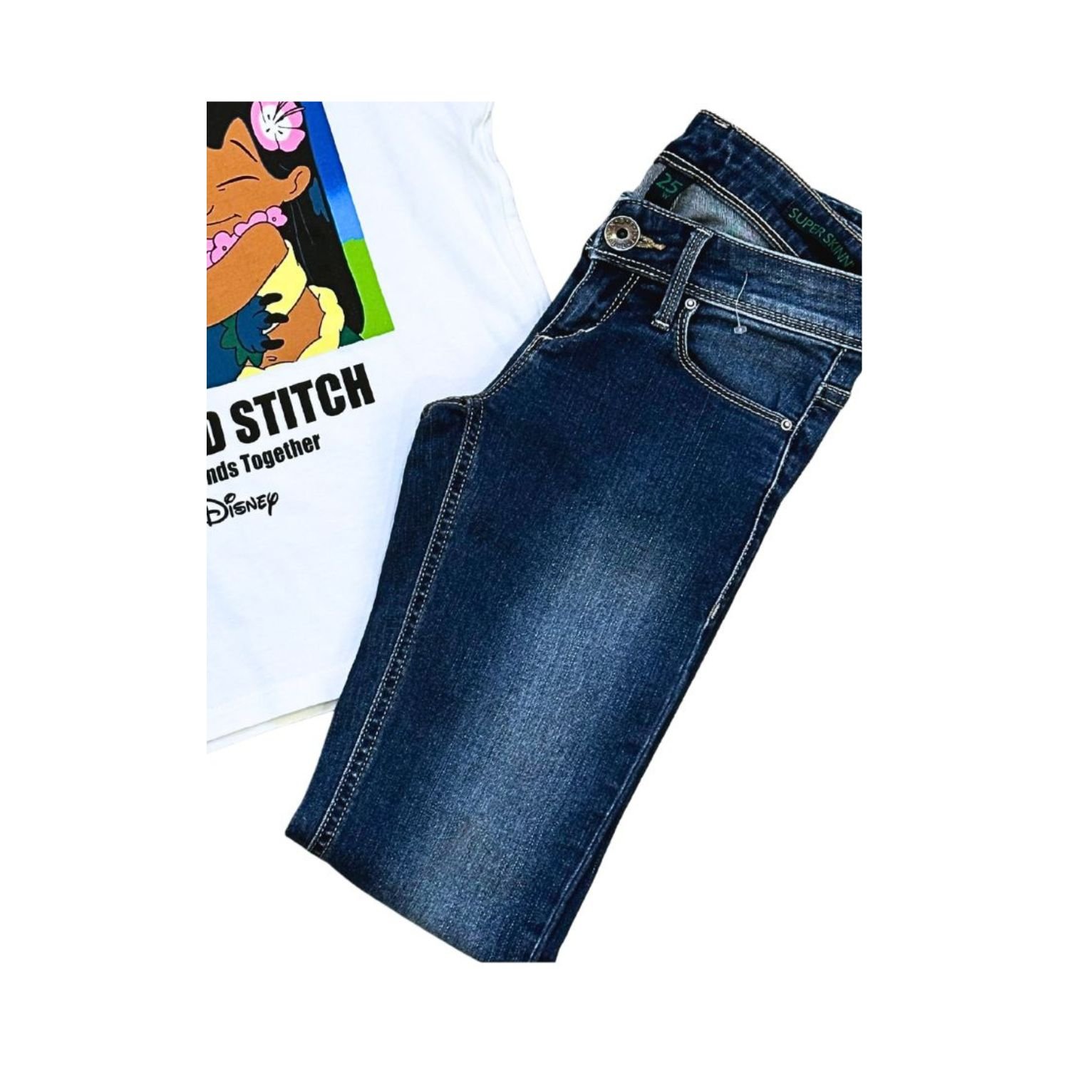 Benetton Pantalón Vaquero (NUEVO 10-12 Y)