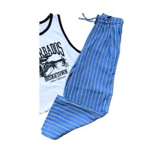 Zara Pantalón Rayas Azul y Blanco (NUEVO 10 Y)