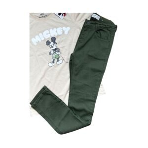 Zara Pantalón Verde (NUEVO 10 Y)