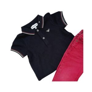 Emporio Armani Polo Azul (NUEVO 9 M)