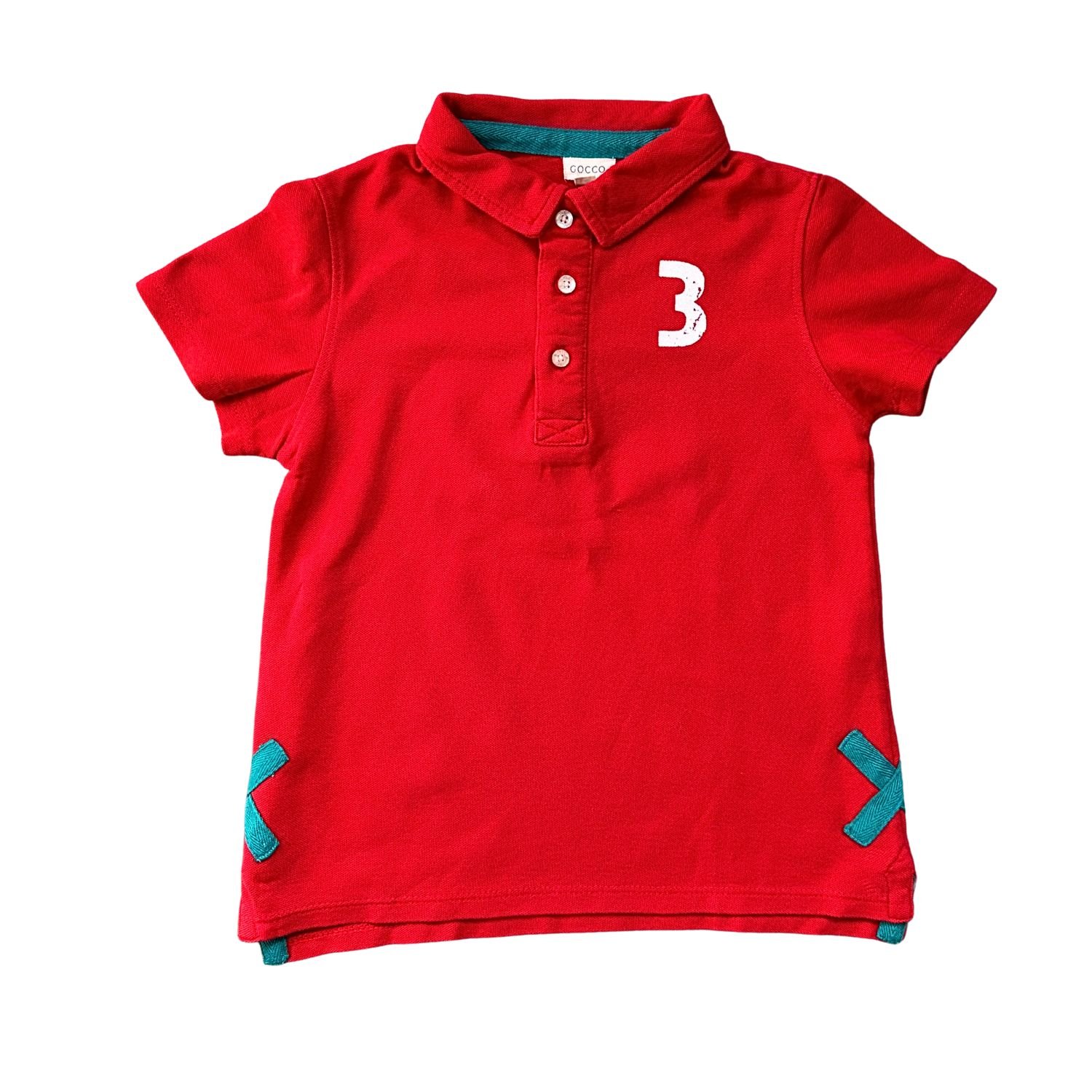 Gocco Polo Rojo "3" (5-6 Y)