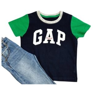 GAP Remera Azul y Verde (2-3 Y)
