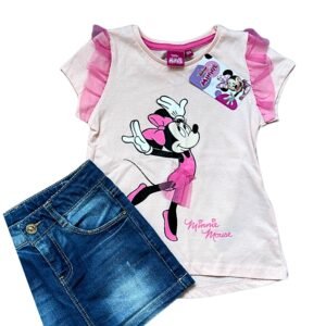 Disney Remera Minnie Rosa (NUEVO 3-4 Y)
