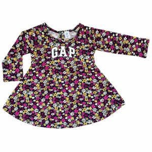 Vestido de flores marca GAP Baby para bebé de 12-18 meses