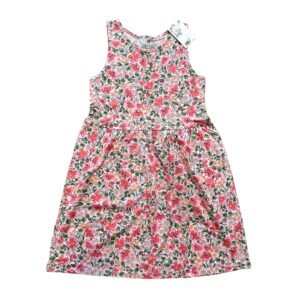 H&M Vestido Flores Rosas (NUEVO 8-10 Y)
